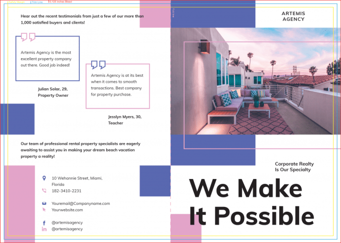 Blue Multi-day Travel Brochure | PSD Free Download - Pikbest